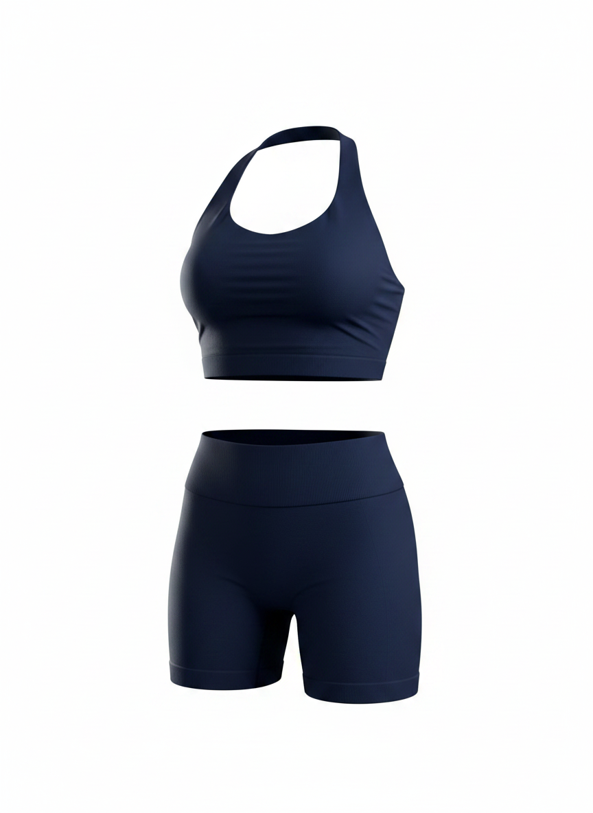 Biker Shorts + Top Set
